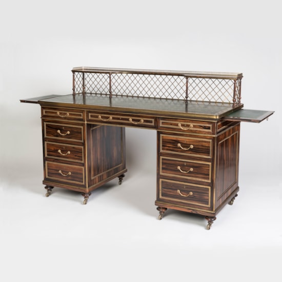 A Very Fine Writing Desk Firmly Attributed to Wright & Mansfield